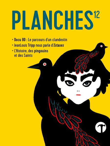 Illustration pour la couverture du numéro 12 de la revue Planches.