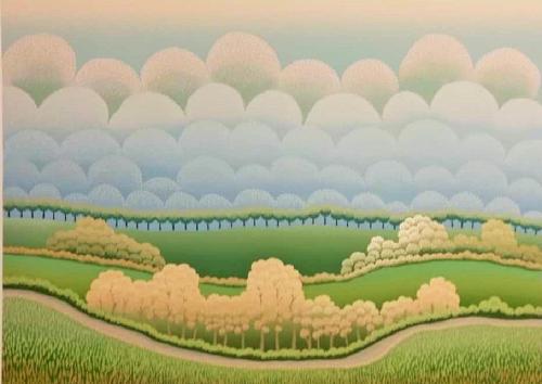 Ivan RabuzinHuge Plain ,1990s Serigraph