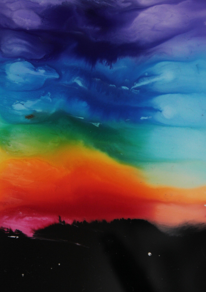 sadsturbator:  sunset over a dead world 
