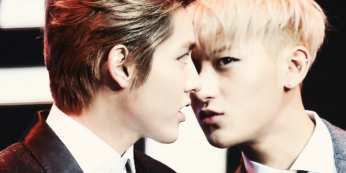 xeuhan:  Oh even if the world ends, I’ll follow from behind you so please don’t