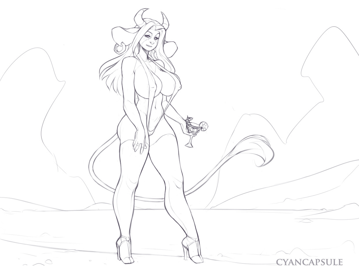 cyancapsule:  I’m currently working on a bunch of different images so thought I’d