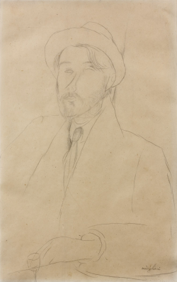 Amedeo Modigliani (1884-1920), Portrait of Leopold Zborowski, 1918-19.