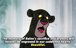 whitewolfofwinterfell:Disney Meme: ten friendships [1/10] Baloo and Bagheera (The Jungle Book)Well, 
