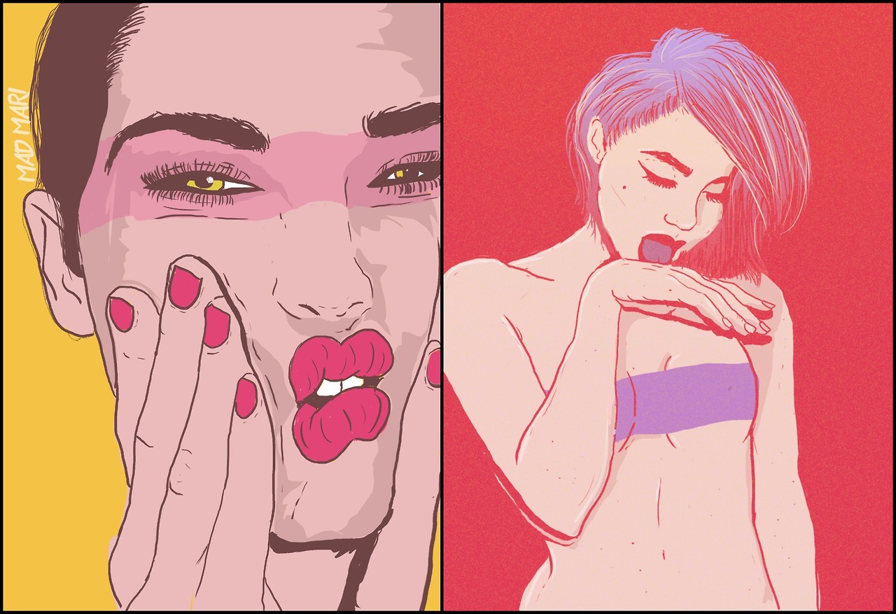 coolpops:  Artist Showcase: Mariana Andrade aka The Mad Mari - Follow Artist on Behance