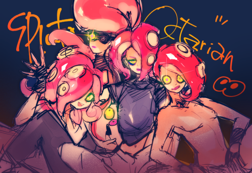 Splatooooooooon!₍₍ ᕕ(´ ω` )ᕗ⁾⁾