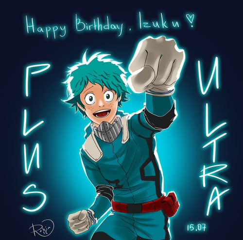 PLUS ULTRA!!! Happy Birthday to the world&rsquo;s strongest crybaby  #緑谷出久誕生祭2018 #緑谷出