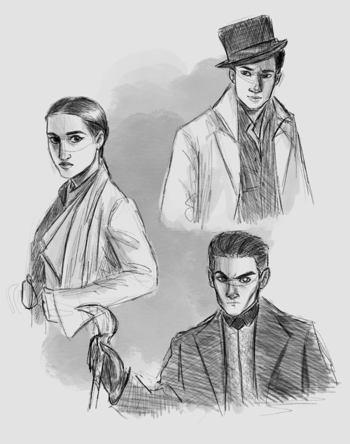 Here Are Some Sketches Of The Shadow & Bone Cast For The Crows! You Really Couldnt Find Better Portrayals