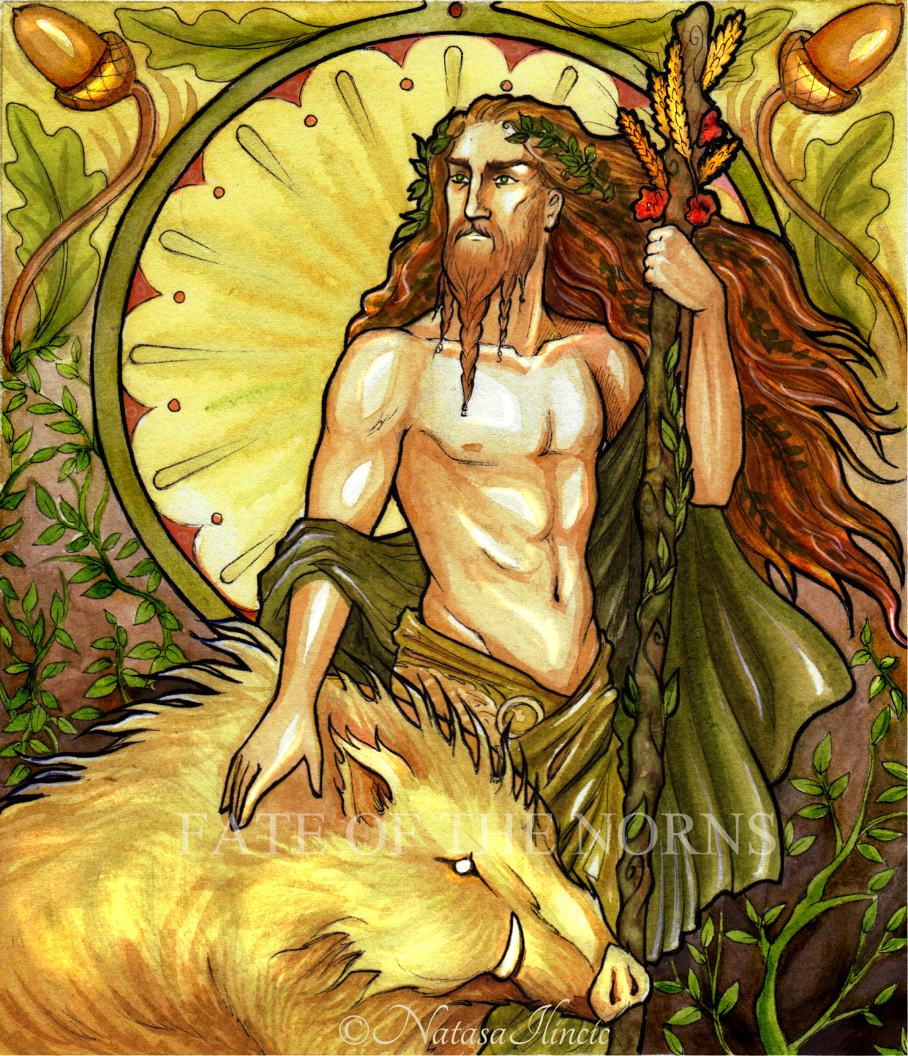 Freyr (or Frey) is one of the most important Vanir