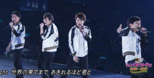 They made it to Tokyo Dome performing Wild At Heart at Johnny’s Countdown. The first time Aras