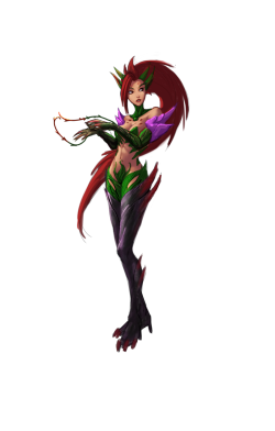 weagueofwegends:  Zyra art collab by Raichiyo33