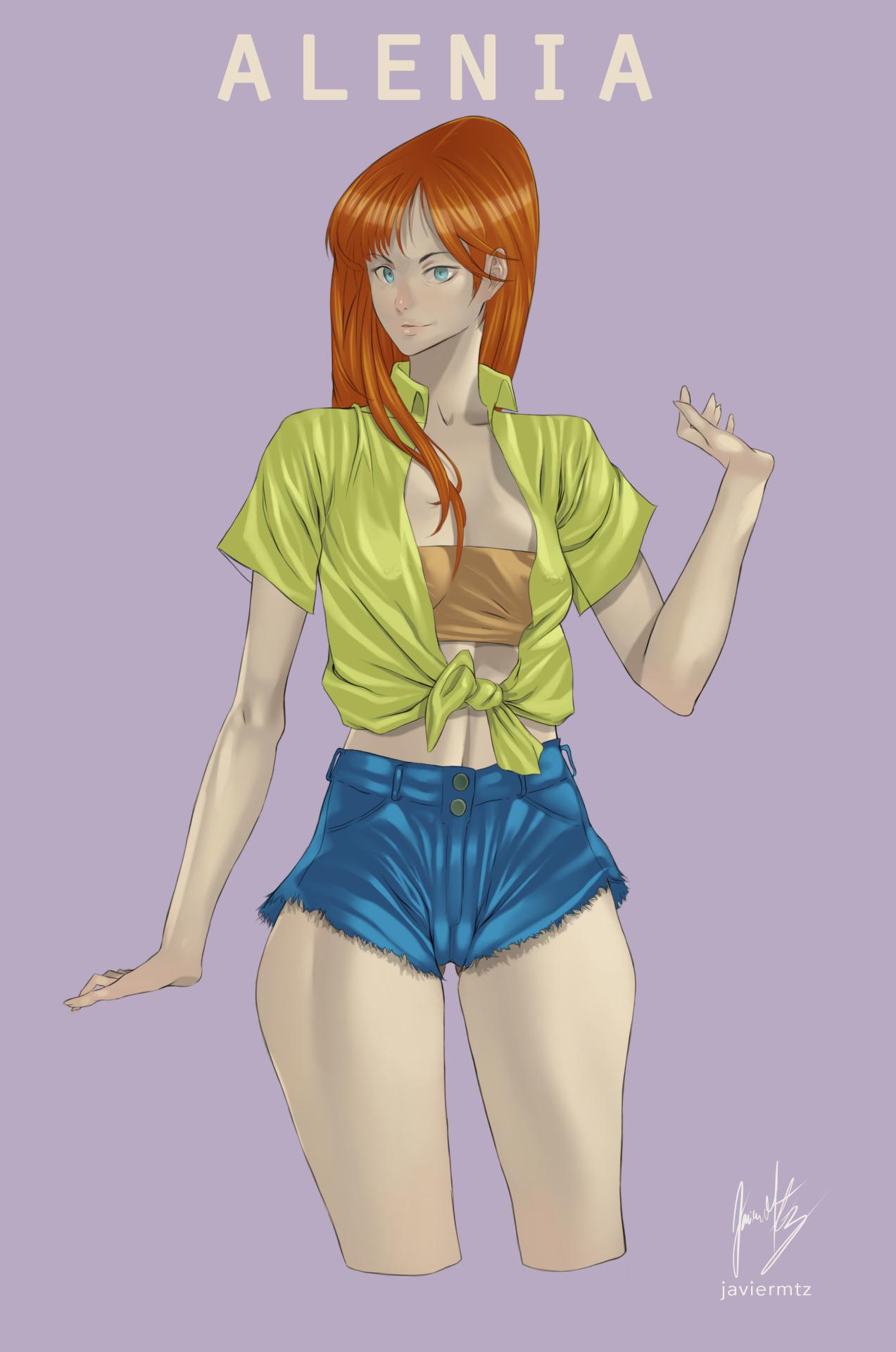 javiermtzspace:  Alenia | Adoptable A natural redhead, She is proud for her pale