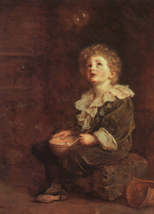 artist-millais:Bubbles, 1886, John Everett MillaisMedium: oil,canvaswww.wikiart.org/en/john-