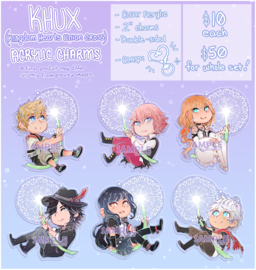 Pre-Orders for my KHUX Dandelion acrylic charms are OPEN!!I’m so excited about these!! They’re my fi
