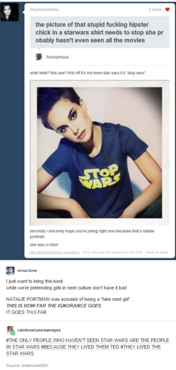 reylofeels: arwcnevenstar: Star Wars meets tumblr Too good not to be rebbloged.