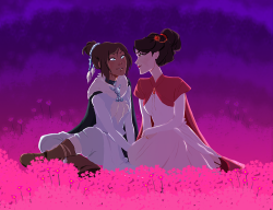 mslvt:  Hello!! First finished thing of 2015. Ofc it had to be Korrasami. I wish I had done this in time for the Korrasami Wedding tho ;_;  (I’ll probably be updating a high res version of this on my DA)