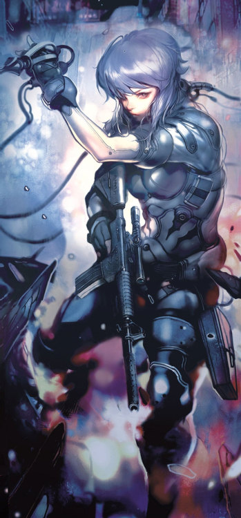 lospaziobianco:  1) Dylan Dog by Davide De Cubellis   via 2) Batman by James Kei   via 3) Spider-Man Vs. Hobgoblin by Charles Vess   via 4) Ghost in the Shell Online by Hawooe Hahn 5) Punisher by Marco Checchetto 6) Evangelion - EVA Unit 01 by Vian