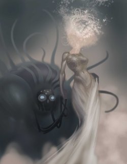 art-shannonigans:  Lady and the Monster by *AlexRuizArt