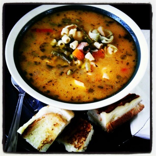 Mom&rsquo;s tortellini soup.. #eating #mangos #soup #zuppa #Italian #food #tortellini #cook #healthy