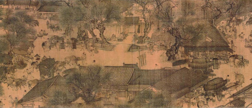 One of the top 10 most precious ancient Chinese paintings, Along the River During the Qingming Festi