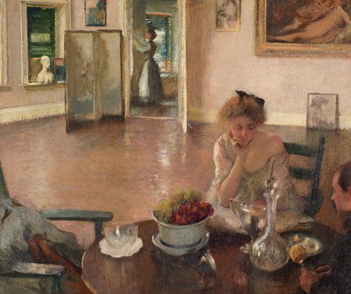 fleurdulys:  The Breakfast Room - Edmund Charles Tarbell