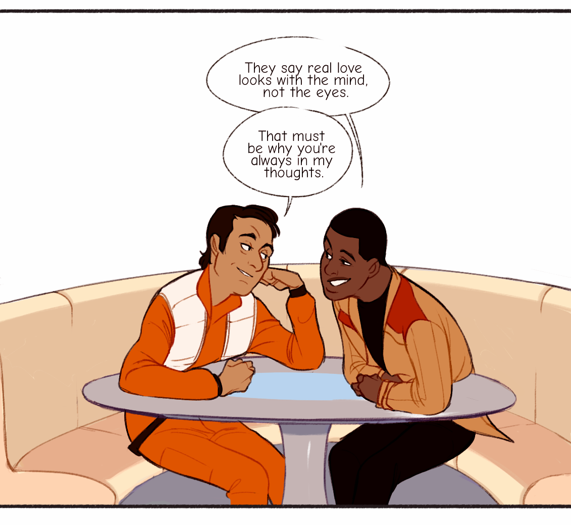 anadapta:  Anonymous pal wanted Prequels-level romantic conversation in a Sequels-level