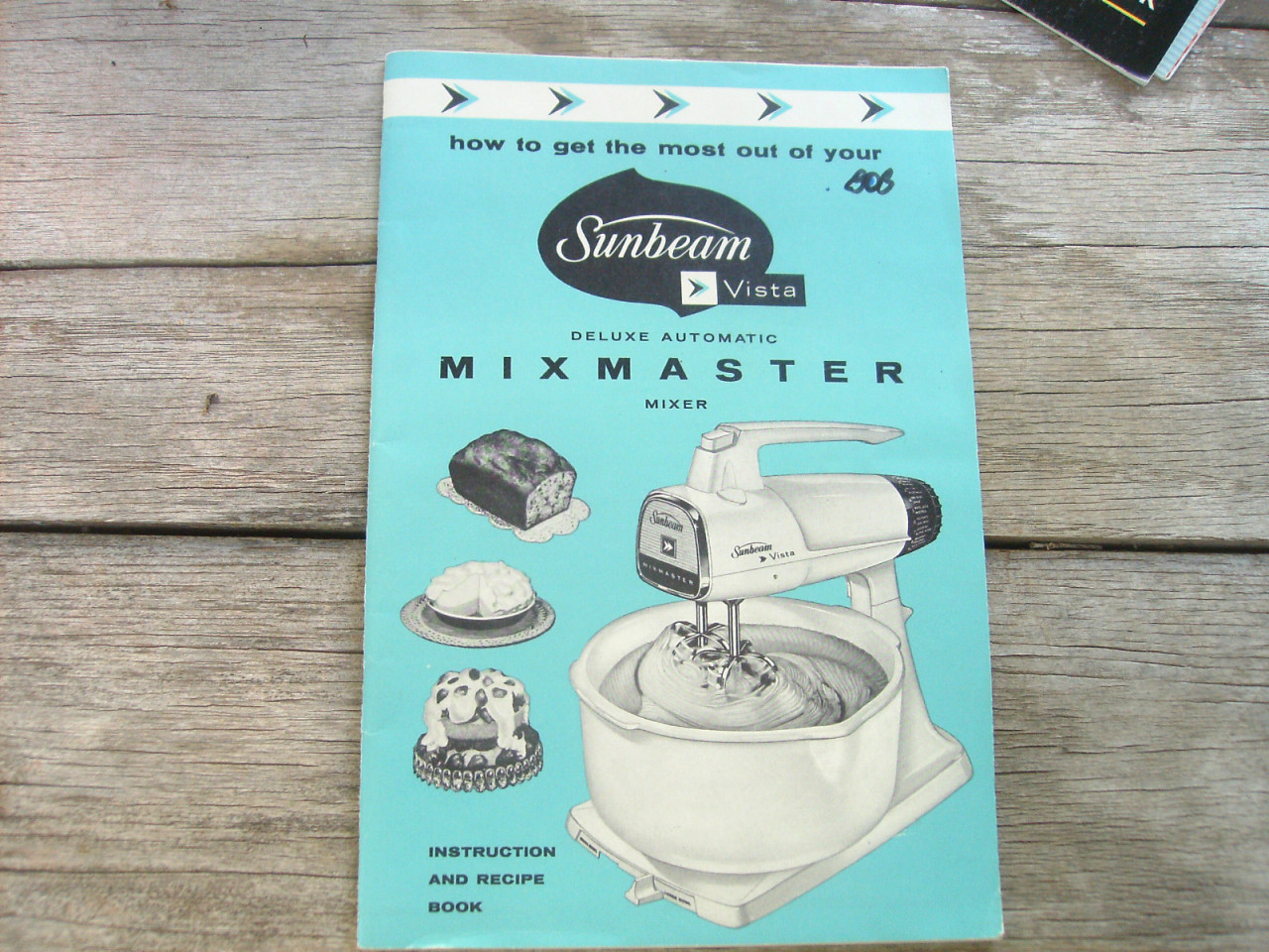 1960s Vintage Sunbeam Mixmaster Vista Stand Mixer Model V-14 w