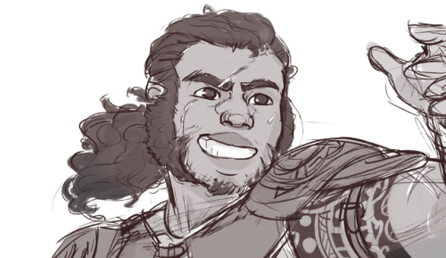 roadsaltedpretzels: I remembered Travis saying he could imagine Magnus being a Polynesian man so I p