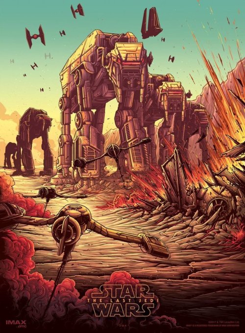 pixalry:Star Wars: The Last Jedi IMAX Poster Series - Created by Dan Mumford