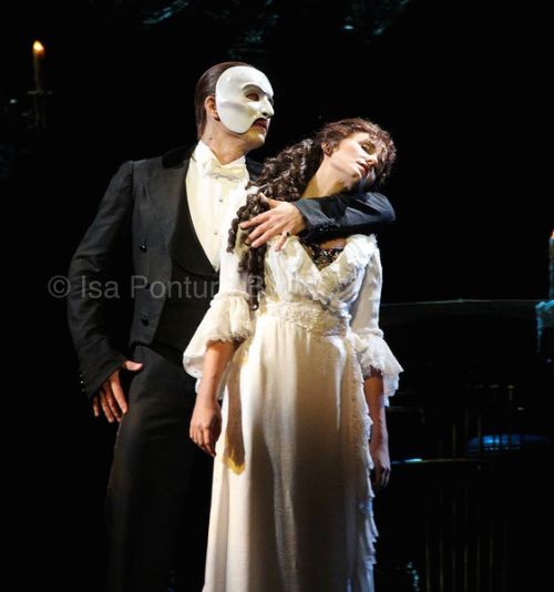 operafantomet: Peter Jöback as the Phantom in POTO Stockholm. Many Phantoms has starred in productio