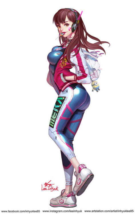 overwatch-fan-art:  Overwatch - D.Va by inhyuklee porn pictures