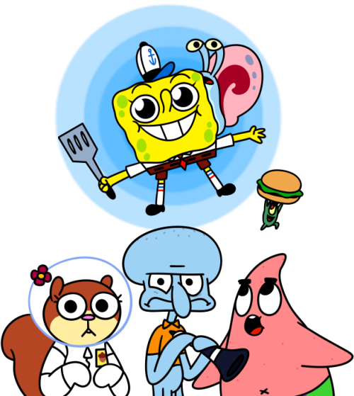 pizzasupper-art:idk here have some spongeboob  cool