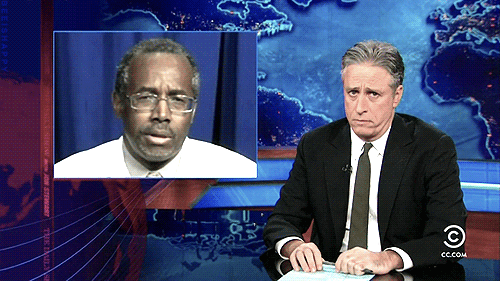 driftinglikepollen:  dynastylnoire:  apaullo95:  shmurdasheblogged:  beeishappy:  TDS | 2013.04.03  the neurosurgeon looks scarily like Ben Carson and I hope it isnt him.  It is. The man became a Conservative spokesman/presidential candidate hopeful years