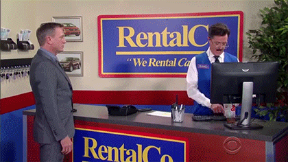sizvideos:  Stephen Colbert imagines how would James Bond get a car in real life