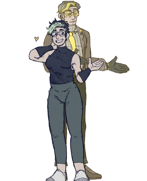 Whattt I Totally Didn't Draw Myself Next To My Narrator Design For Self Comfort/comparison/ Bc I'm Obsessed