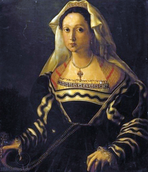 Portrait of a noblewoman, said to be Vittoria Colonna (1492-1547) Florentine School