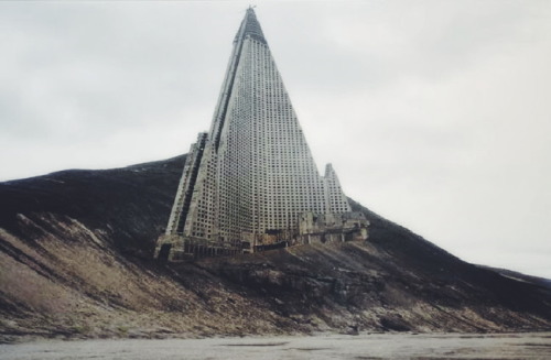 lonesomeculture:  North Korea abandoned hotel 1987-conclusion unknown 