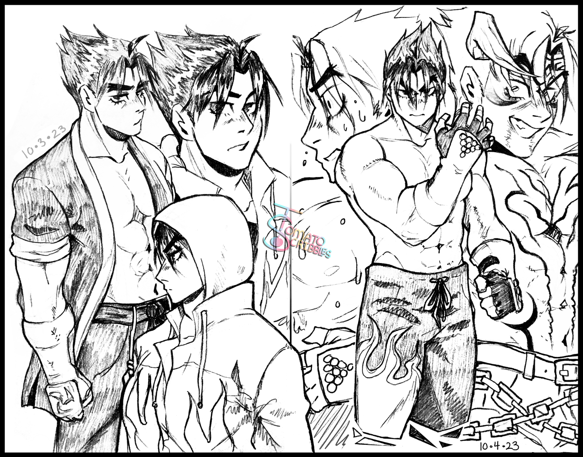 Attempt of drawing Kazuya Mishima (Art by me) : r/Tekken