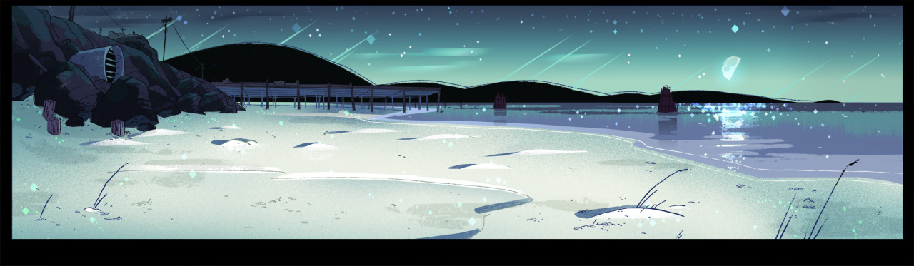 A selection of Backgrounds from the Steven Universe episode: “Bubble Buddies”