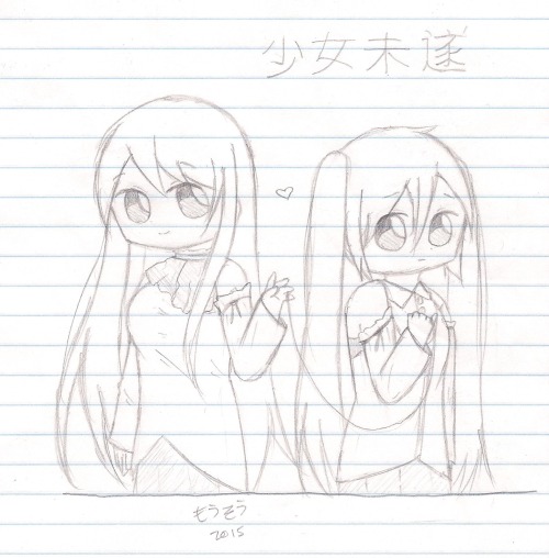 I drew “Shoujo Misui”.awwww how cute! ;//0//; ♥ thank you!! ♥
