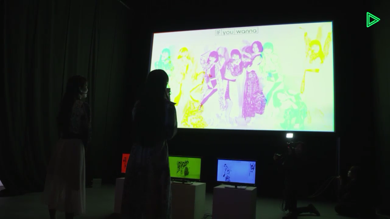 hideo0720:  if you wanna リリースイベント 『if you wanna studio』ブースにて