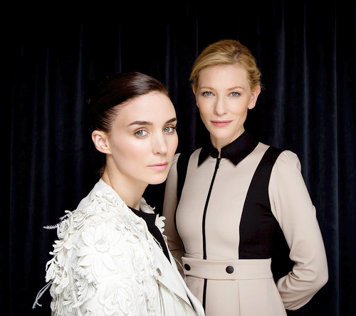 rooneydaily:  Rooney Mara and Cate Blanchett for The Hollywood Reporter  ❤️