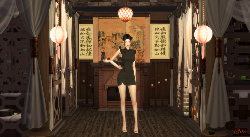 Aries_F_modified cheongsamHappy Chinese New Year everyone, Happy Valentine’s Day！Cheongsam sho