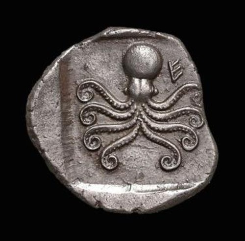 museum-of-artifacts:Litra coin: 87 grams silver - Syracuse, Sicily - 460-450 BC https://museum-of-ar