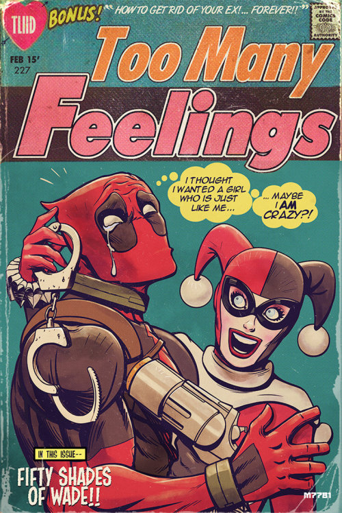 extraordinarycomics: Deadpool & Harley Quinn  Created by M7781 