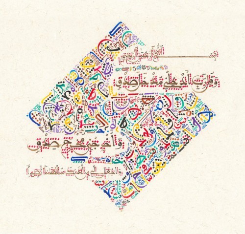 Calligraphy of a Quranic Dua (Surat al-Isra)
“وَقُلْ رَبِّ أَدْخِلْنِي مُدْخَلَ صِدْقٍ وَأَخْرِجْنِي مُخْرَجَ صِدْقٍ وَاجْعَلْ لِي مِنْ لَدُنْكَ سُلْطَانًا نَصِيرًا”
“Say: “O my Lord! Let my entry be by the Gate of Truth and Honour, and likewise my...