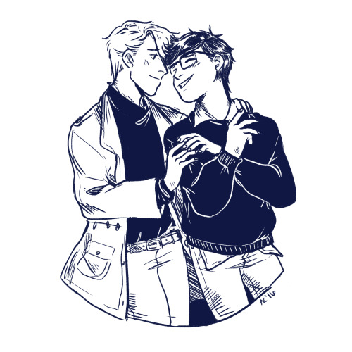 mandallin: i love yuri on ice as much as these two love each other