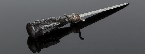 art-of-swords: Spanish Dagger Dated: 19th century Medium: steel, jet, silver Measurements: overall l
