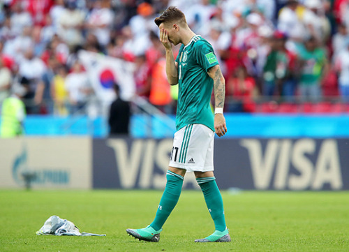 neymarjrs:Germany NT looks dejected following his sides defeat in the 2018 FIFA World Cup Russia gro
