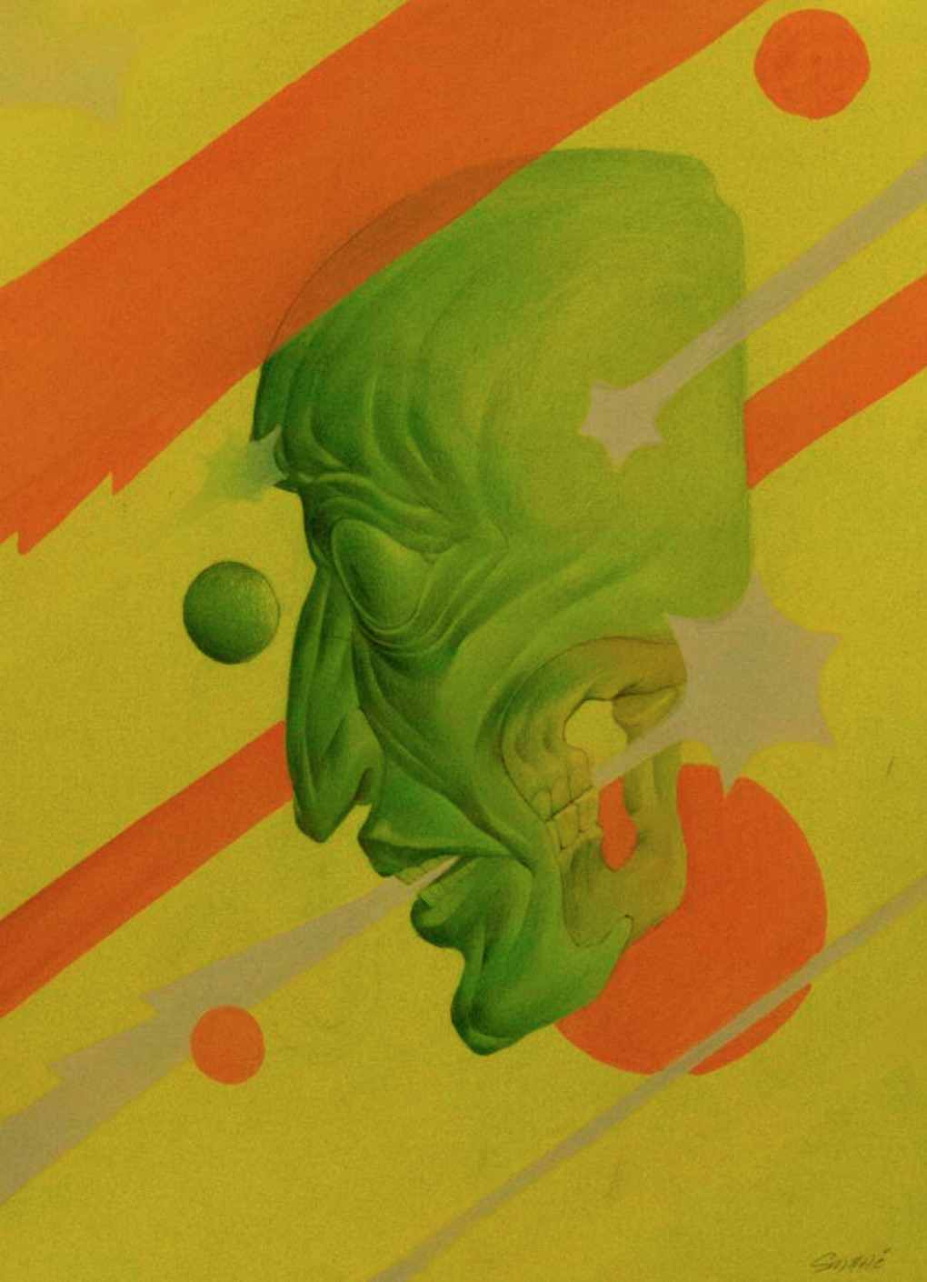 supersonicart:  Smithe for “Devolution” at FIFTY24SF.Several works of art by