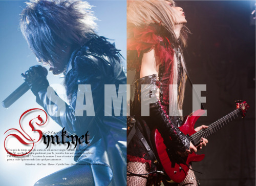 Synk;yet will be in the first special issue of VYPER Japanese Music Magazine !Don’t miss it !P